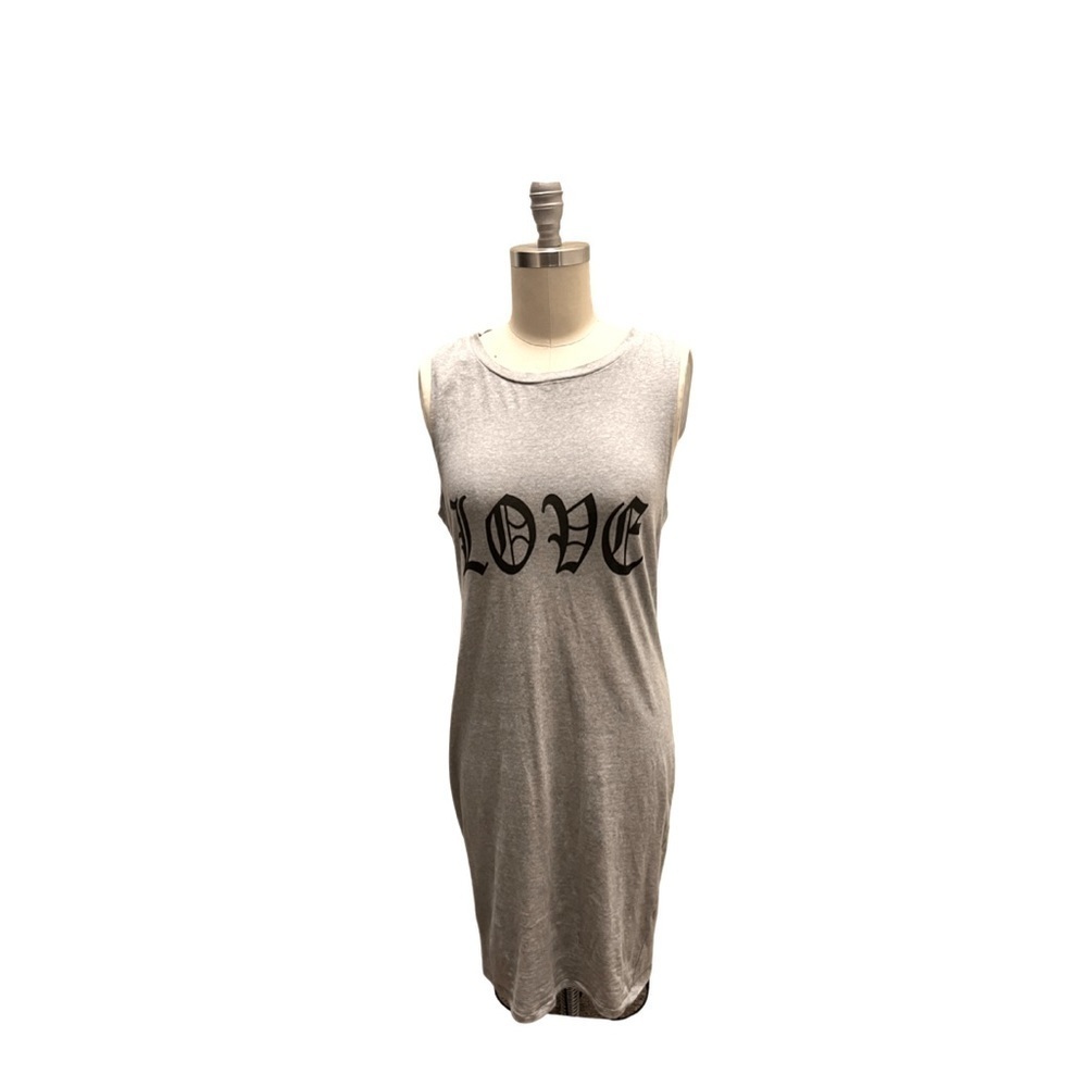 JERSEY knit midi dress